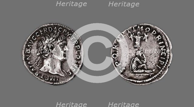 Denarius (Coin) Portraying Emperor Trajan, October 103-October 111, probably 106-107, issued by Traj Creator: Unknown.