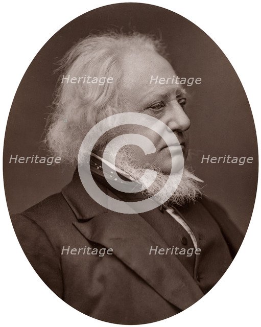 Sir Henry Cole, KCB, British designer, civil servant and writer, 1877.Artist: Lock & Whitfield