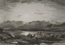 Ashkelon, 1840. Creator: Charles Nicolas Ransonnette.