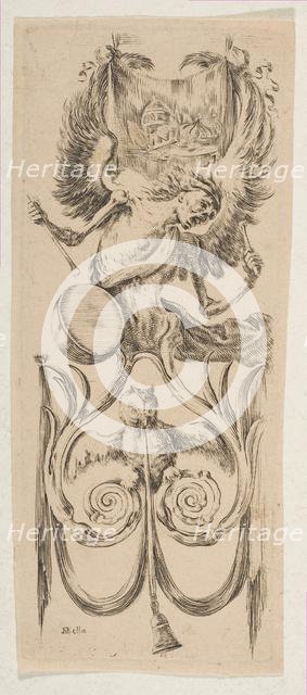 Death Beating a Drum, ca. 1653. Creator: Stefano della Bella.