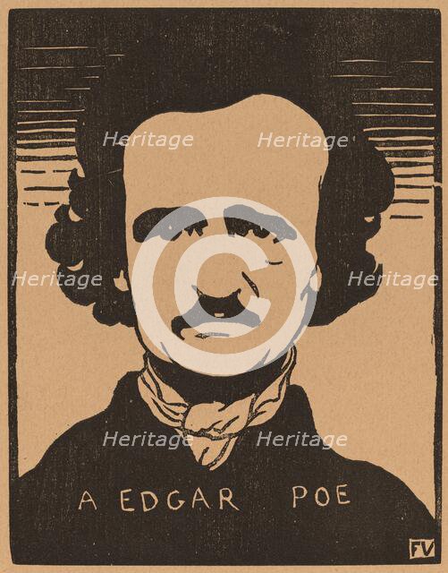 A Edgar Poe, 1894. Creator: Félix Vallotton.