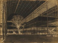 Crystal Palace, Hyde Park, Transept, 1852. Creator: Benjamin Brecknell Turner.