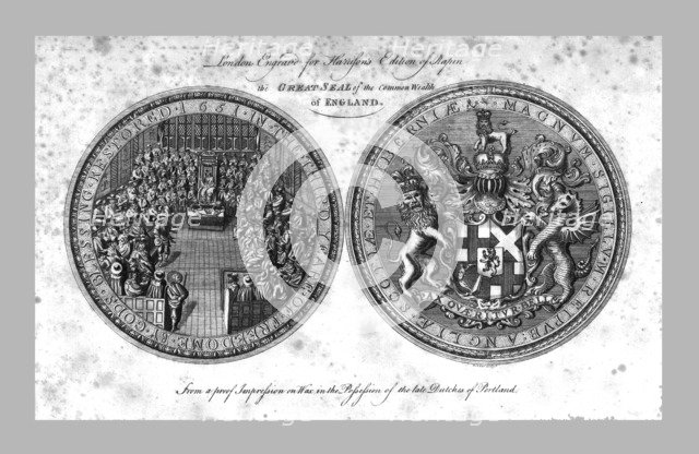 'The Great Seal of the Common Wealth of England', 1785. Creator: Unknown.