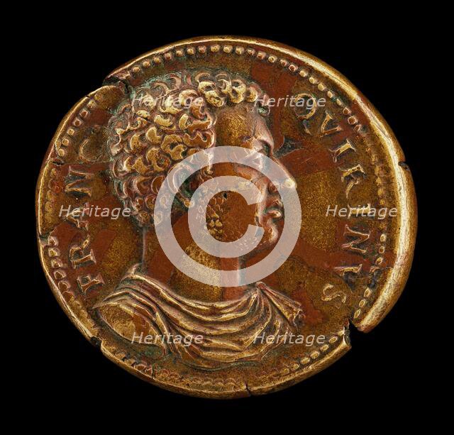 Francesco Querini, died 1563, Venetian Patrician, Poet and Soldier [obverse]. Creator: Giovanni da Cavino.