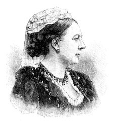 The late Susanna, Dowager Duchess of Roxburghe, 1895. Creator: P Naumann.