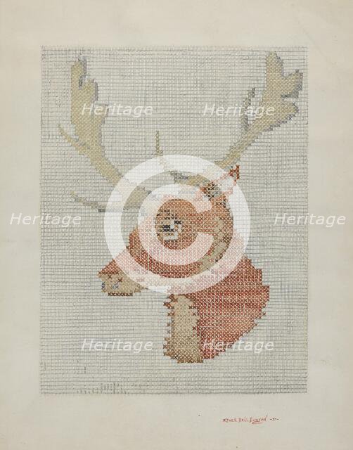 Afghan, 1937. Creator: Ethel Dougan.