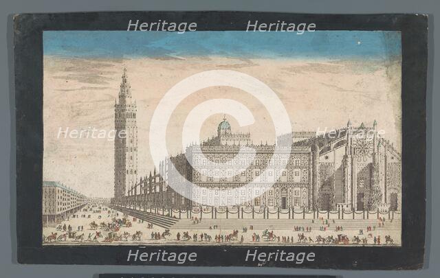 View of Sevilla Cathedral, 1745-1775. Creator: Anon.