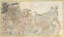 First General Map of the Russian Empire, 1745. Artist: Anonymous master  