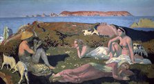 'The Green Beach, Perros Guirec', 1909.  Artist: Maurice Denis