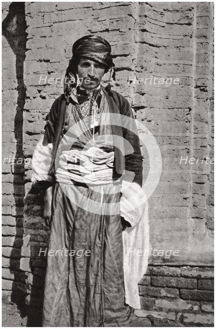 A Kurdish tribesman from southern Kurdistan, Iraq, 1925.Artist: A Kerim