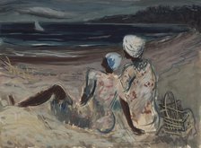 On the Beach, ca.1935 - 1943. Creator: Victor Laredo.