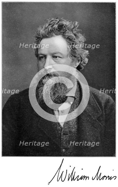 William Morris, 19th-century English artist, writer, socialist and activist, (1901). Artist: Unknown
