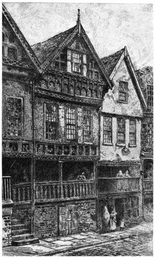 Bishop Lloyd's Palace, Chester, 1908-1909. Artist: Unknown