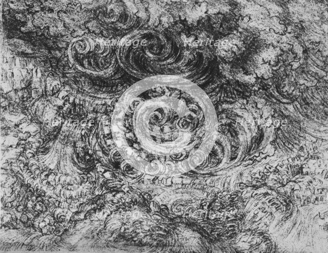 'Deluge', c1480 (1945). Artist: Leonardo da Vinci.
