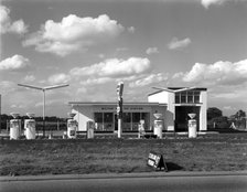 Cleveland Petrol Station, Marr, South Yorkshire, 1963. Artist: Michael Walters
