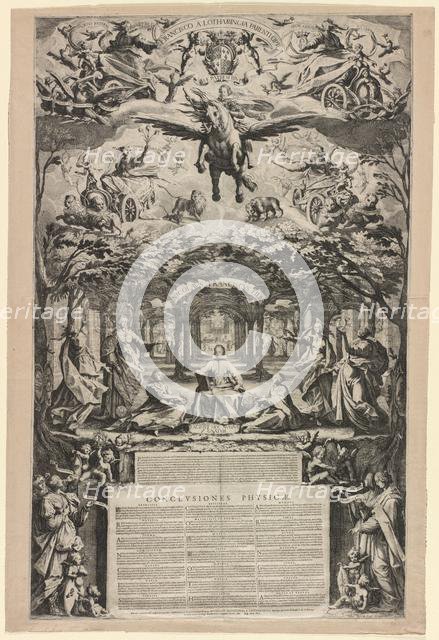 The Large Thesis, 1625. Creator: Jacques Callot (French, 1592-1635).