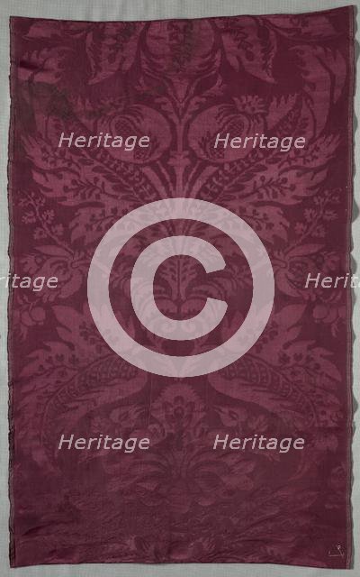 Length of Silk Damask, late 1600s. Creator: Unknown.