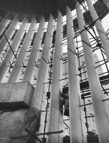 Coventry Cathedral, Priory Street, Coventry, 02/11/1961. Creator: John Laing plc.