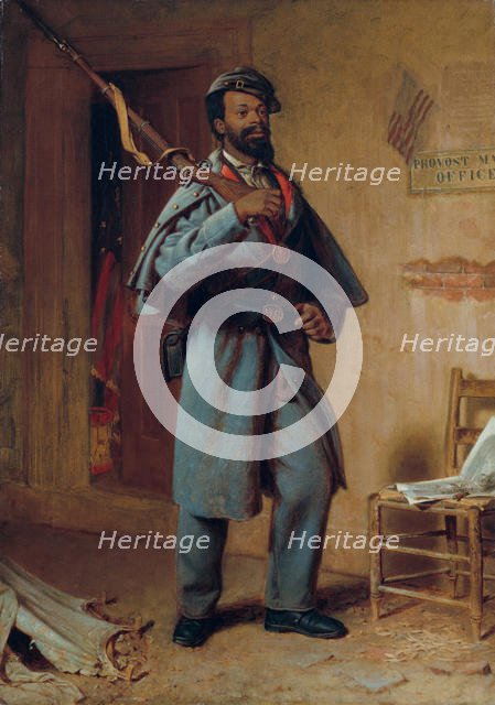 A Bit of War History: The Recruit, 1866. Creator: Thomas Waterman Wood.