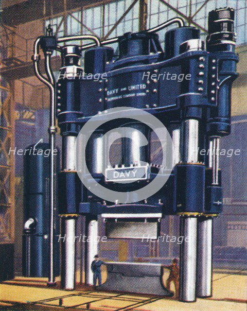 6000-ton forging press, 1938. Artist: Unknown.