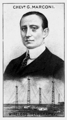 Guglielmo Marchese Marconi, Italian electrical engineer, (c1924). Artist: Unknown