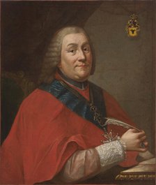 Portrait of Wladyslaw Lubienski (1703-1767), Archbishop of Gniezno and the Primate...between 1758-67 Creator: Unknown.