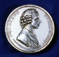 Obverse of commemorative medal for Joseph Priestley (1733-1804), 1803. Artist: Unknown