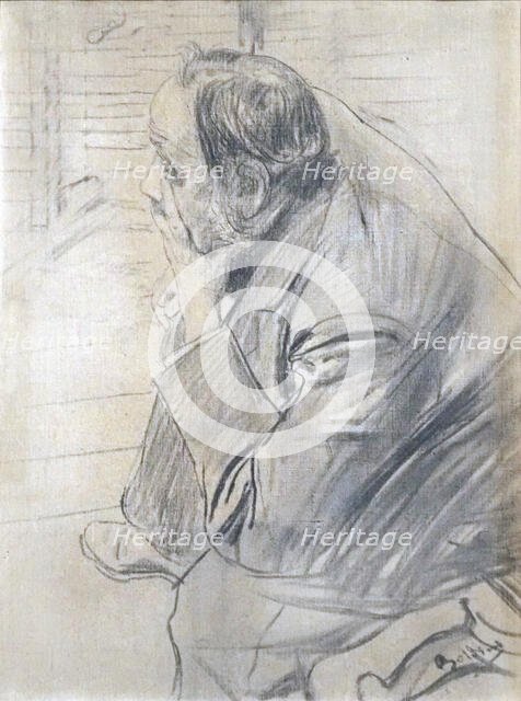 Portrait of Edgar Degas. Creator: Boldini, Giovanni (1842-1931).