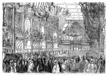 'Procession of Her Majesty to the State Ball in the Guildhall', City of London, July 1851 (1886).Artist: William Griggs