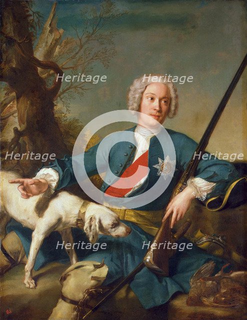 Portrait of Prince Alexander Kurakin (1697-1749), 1728. Artist: Nattier, Jean-Marc (1685-1766)