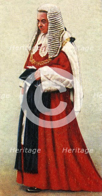 'Lord Chief Justice of England', 1937. Creator: Unknown.