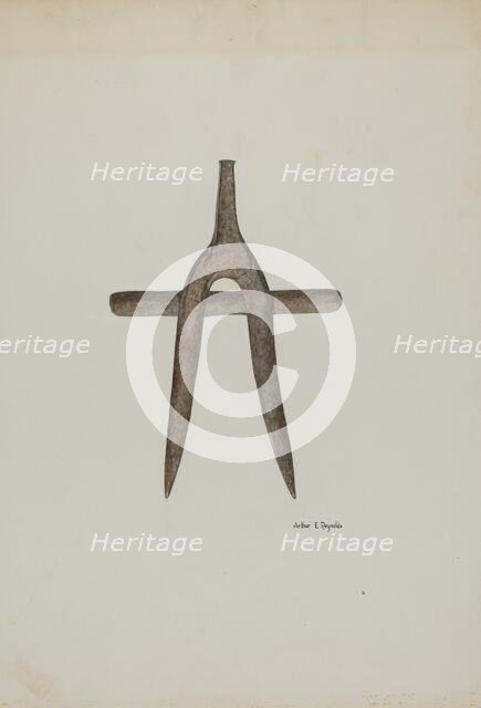Digging Tool, c. 1939. Creator: Arthur P. Reynolds.