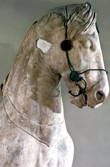Horse, Quadriga of the Mausoleum at Halikarnassos, 350 BC. Artist: Unknown