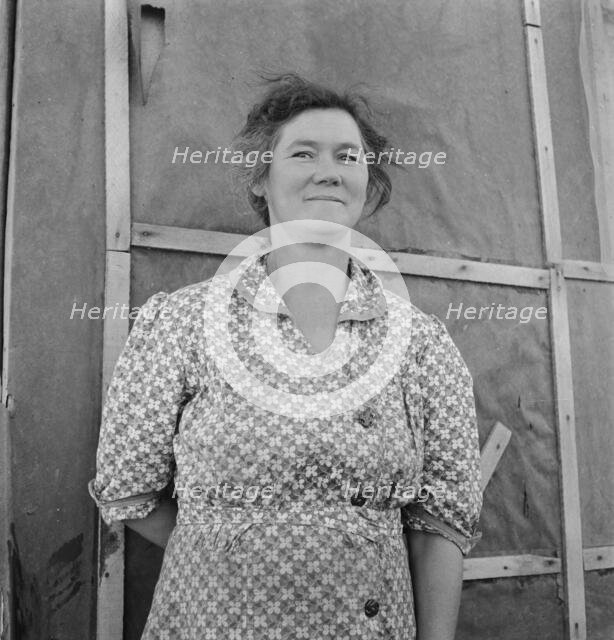 Mrs. Cleaver is raising five sons on new farm, Malheur County, Oregon, 1939. Creator: Dorothea Lange.
