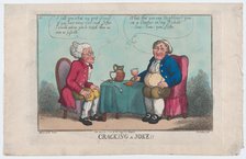 Cracking a Joke, November 15, 1808., November 15, 1808. Creator: Thomas Rowlandson.