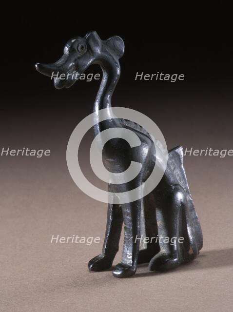 Miniature Seated Dragon, between 618 and 906. Creator: Unknown.