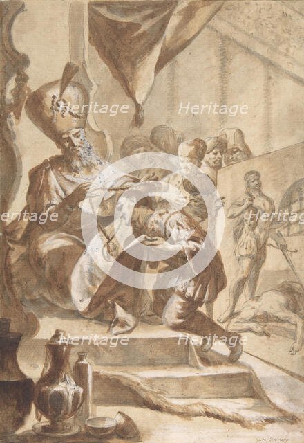 The Painter Rewarded, 1634-1705. Creator: Circle of Luca Giordano.