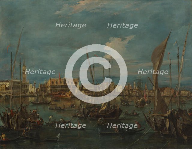 Venice from the Bacino di San Marco, ca. 1765. Creator: Francesco Guardi.