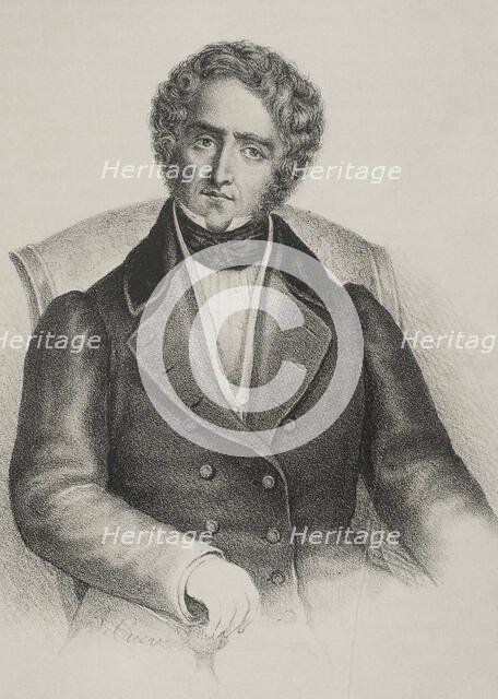 Juan Alvarez de Mendizábal (1790-1853), Spanish politician and financier, 1868. Creator: Jose Cuevas.