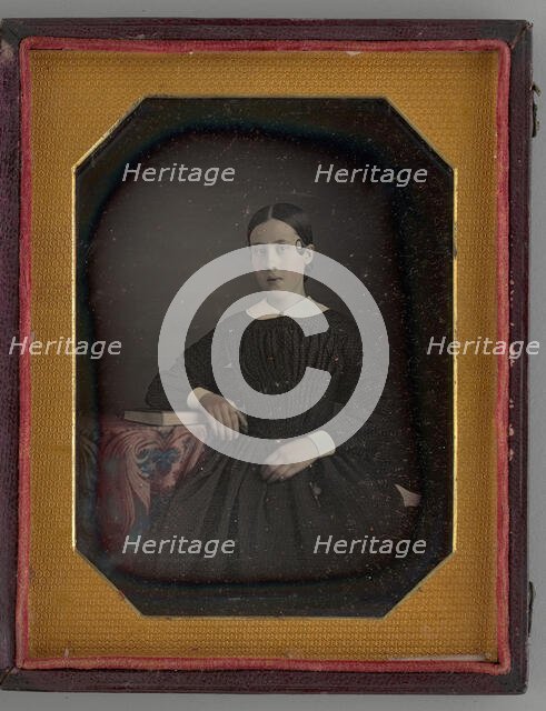 Untitled (Portrait of a Seated Woman), 1845. Creator: John Plumbe.