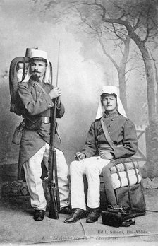 French Foreign Legionnaires, Sidi Bel Abbes, Algeria, 1915. Artist: Unknown