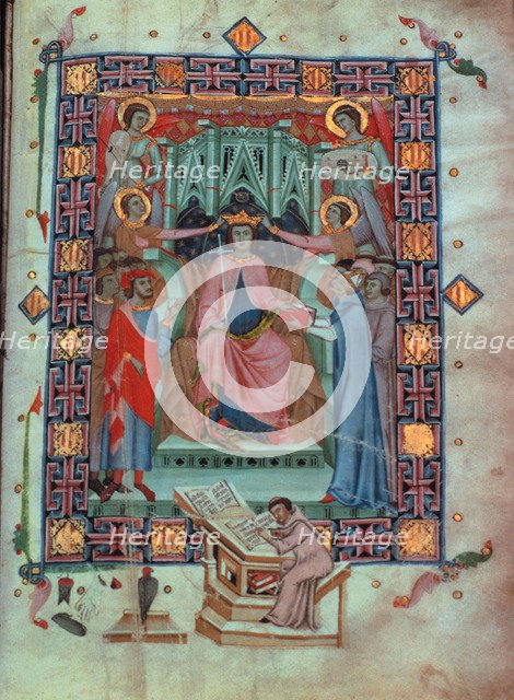 Jaime I 'The Conqueror' (1208-1276), King of Aragon and Catalunya, miniature of the codex 'Book o…