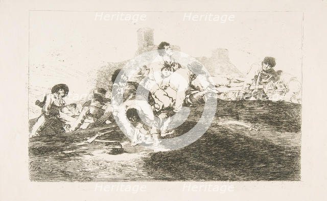 Plate 24 from 'The Disasters of War' (Los Desastres de la Guerra):' They can still be of u..., 1810. Creator: Francisco Goya.
