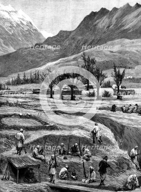 The Chitral Expedition: the Siege of Reshun, 1895. Creator: P Naumann.