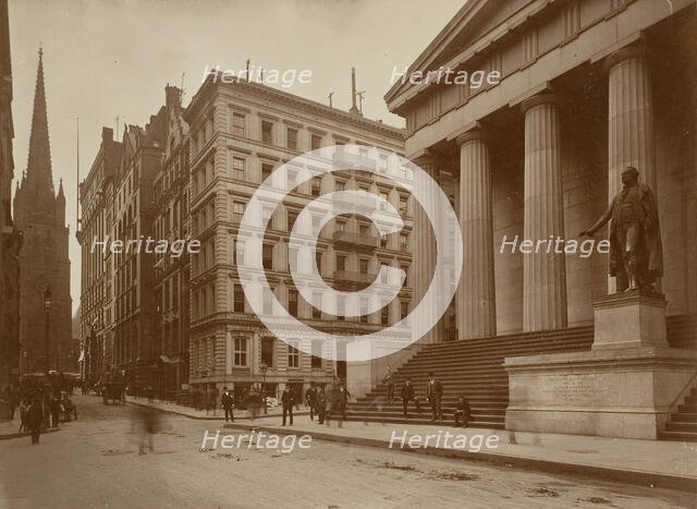 Manhattan Trust Company, New York, 1870s-80s. Creator: Unknown.