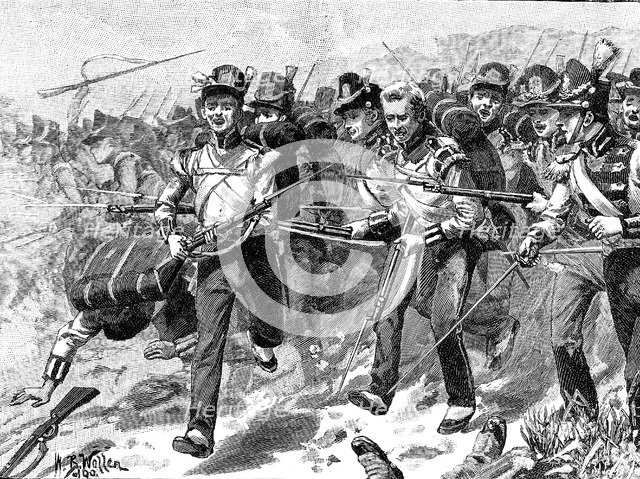 Battle of Talavera, Peninsular War, 27-28 July 1809. Artist: Unknown