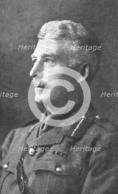 'Dans la Bataille; Le brigadier general Sandeman Cary, don’t M. Lloyd George devait dire a la...1918 Creator: Unknown.