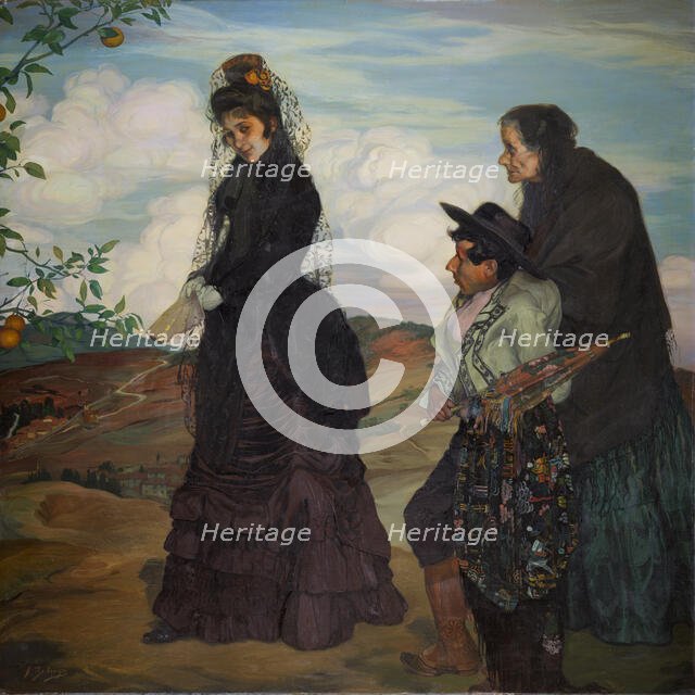 La gitana (Gypsy), 1904. Creator: Zuloaga y Zabaleto; Ignacio (1870-1945).