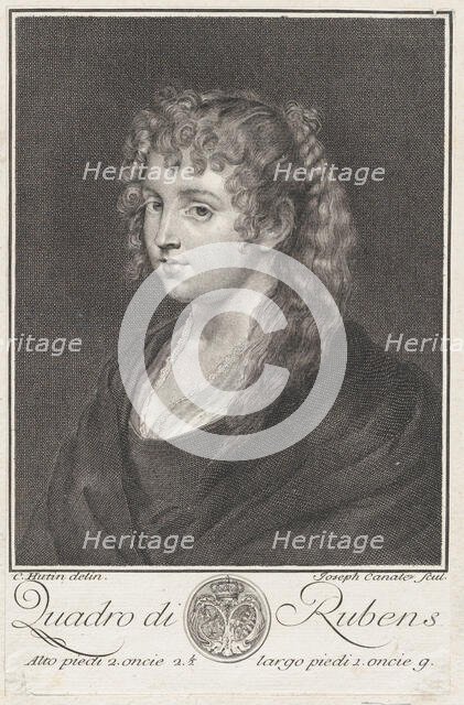 Portrait of a young woman, ca. 1745-76. Creator: Giuseppe Canale.