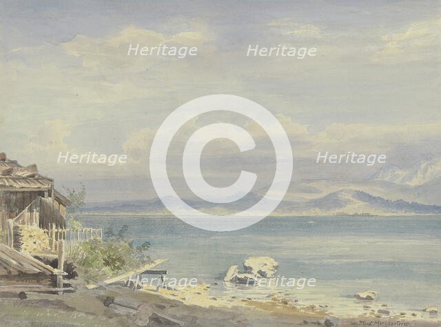Frauenchiemsee, 1876. Creator: Ernst Morgenstern.